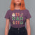 Christmas Tree Retro Coquette Bow T Shirt For Women Santa Claus Candy Festive Xmas Vibes - Wonder Print Shop