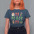 Christmas Tree Retro Coquette Bow T Shirt For Women Santa Claus Candy Festive Xmas Vibes - Wonder Print Shop