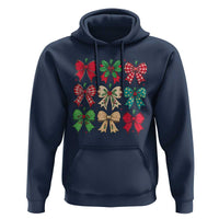 Merry Christmas Coquette Bow Hoodie Festive Xmas Vibe