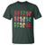 Merry Christmas Coquette Bow T Shirt Festive Xmas Vibe - Wonder Print Shop