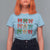 Merry Christmas Coquette Bow T Shirt For Women Festive Xmas Vibe - Wonder Print Shop