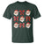Plaid Coquette Bow Santa Claus T Shirt Merry Xmas Festive - Wonder Print Shop