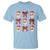 Plaid Coquette Bow Santa Claus T Shirt Merry Xmas Festive - Wonder Print Shop