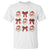 Plaid Coquette Bow Santa Claus T Shirt Merry Xmas Festive - Wonder Print Shop
