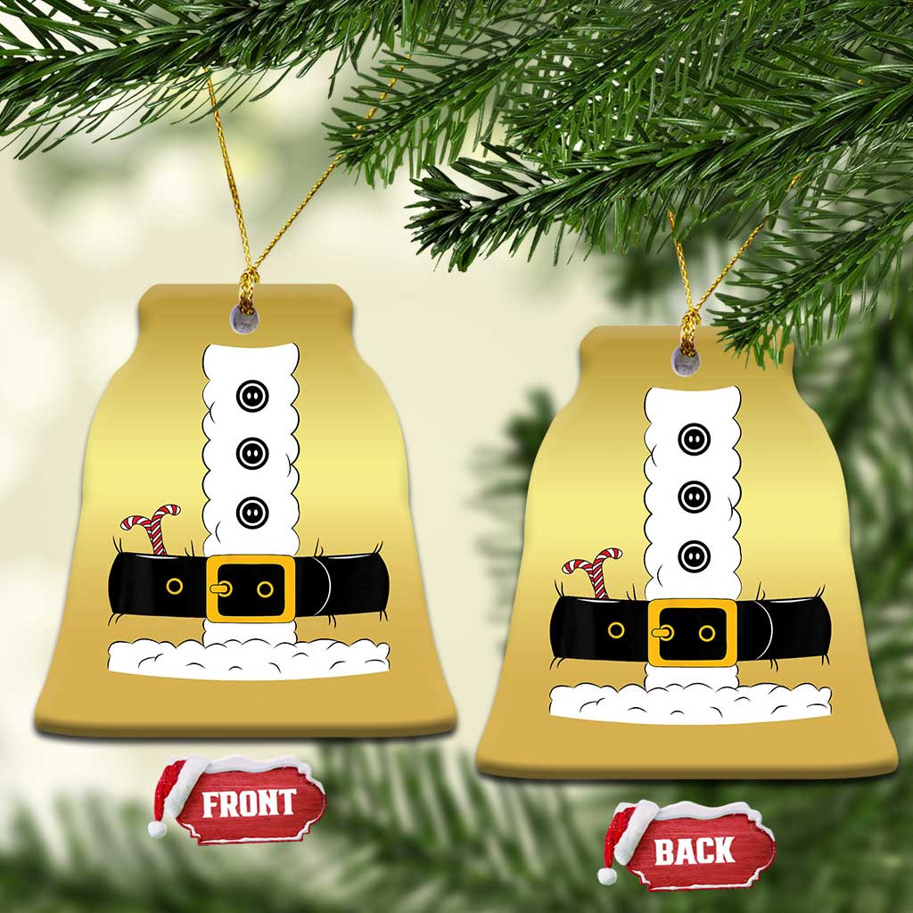 Santa Claus Suit Costume Christmas Ornament Retro Festive Christmas Vibe - Wonder Print Shop