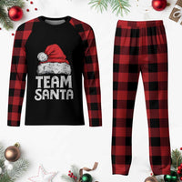 Team Santa Plaid Pajama Set Christmas Squad Family Matching Pajamas - Wonder Print Shop