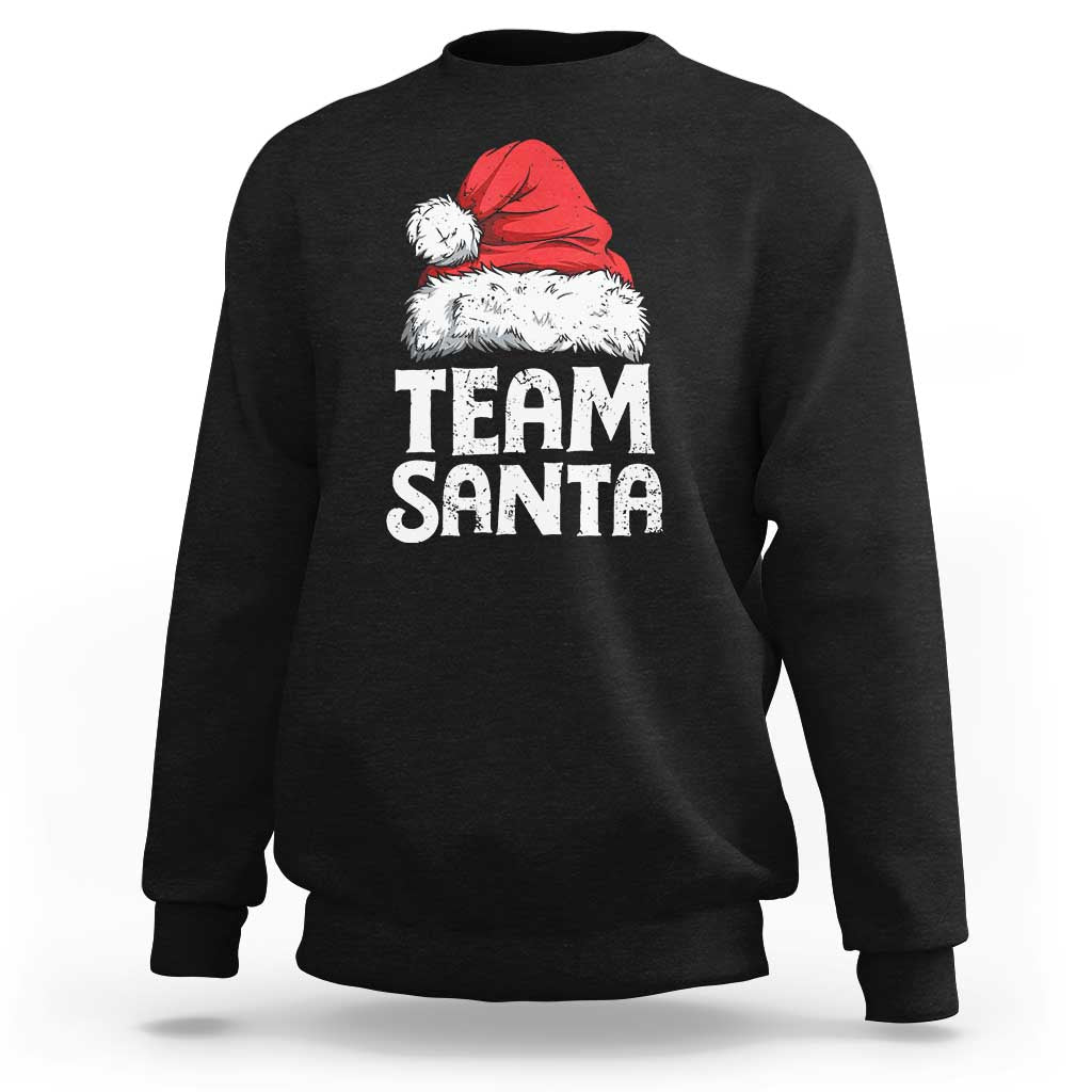 Team Santa Sweatshirt Christmas Squad Family Matching Pajamas - Wonder Print Shop