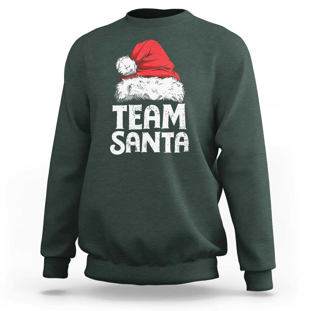 Team Santa Sweatshirt Christmas Squad Family Matching Pajamas - Wonder Print Shop