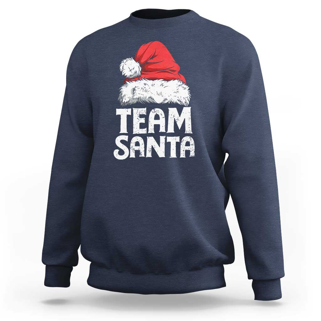 Team Santa Sweatshirt Christmas Squad Family Matching Pajamas - Wonder Print Shop
