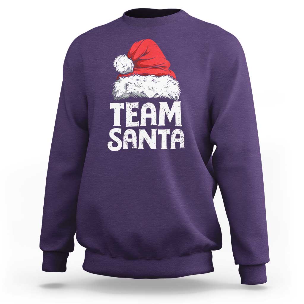 Team Santa Sweatshirt Christmas Squad Family Matching Pajamas - Wonder Print Shop