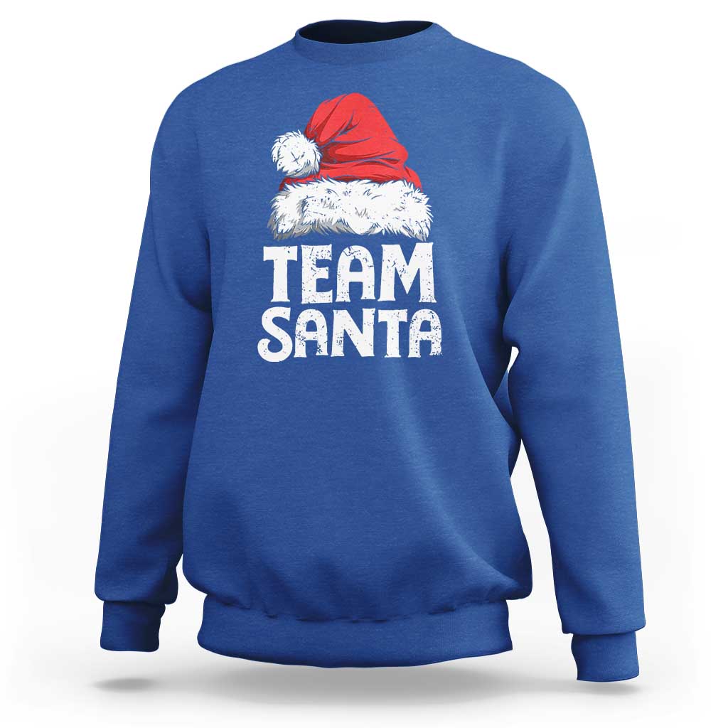 Team Santa Sweatshirt Christmas Squad Family Matching Pajamas - Wonder Print Shop