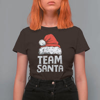 Team Santa T Shirt For Women Christmas Squad Family Matching Pajamas - Wonder Print Shop