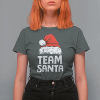 Team Santa T Shirt For Women Christmas Squad Family Matching Pajamas - Wonder Print Shop