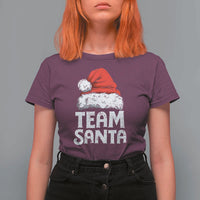 Team Santa T Shirt For Women Christmas Squad Family Matching Pajamas - Wonder Print Shop