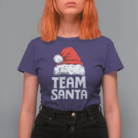 Team Santa T Shirt For Women Christmas Squad Family Matching Pajamas - Wonder Print Shop