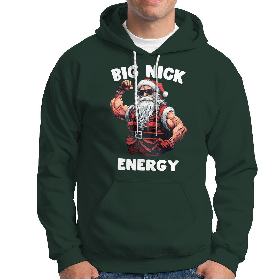 Cool Santa Claus Hoodie Big Nick Energy - Wonder Print Shop