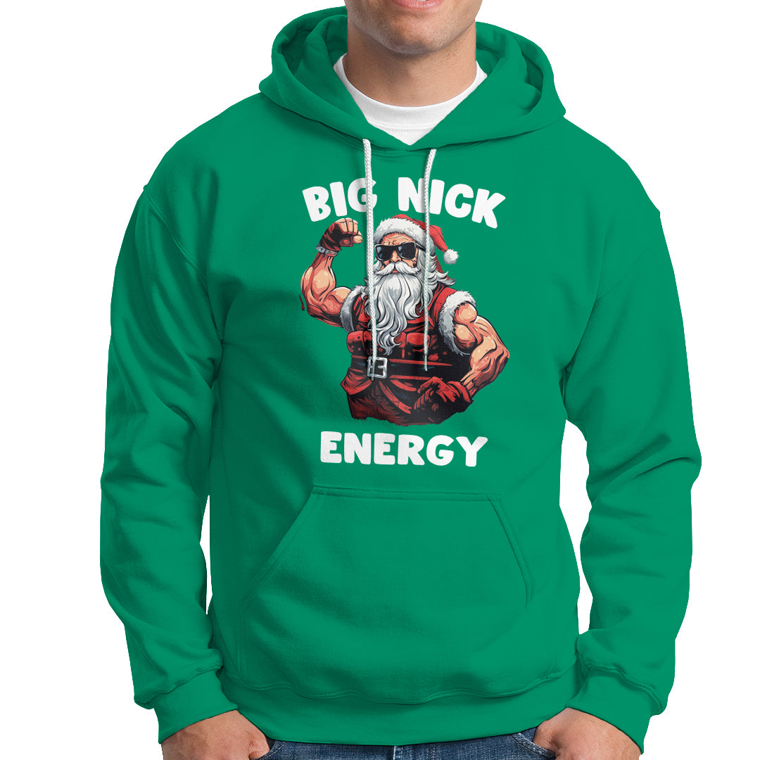 Cool Santa Claus Hoodie Big Nick Energy - Wonder Print Shop