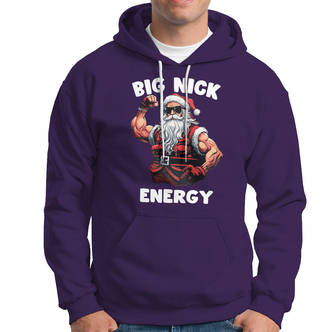 Cool Santa Claus Hoodie Big Nick Energy - Wonder Print Shop