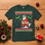 Funny Santa Claus T Shirt Pooping Down The Chimney Ugly Sweater Christmas - Wonder Print Shop