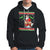 Funny Santa Claus Hoodie Pooping Down The Chimney Ugly Sweater Christmas - Wonder Print Shop