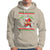 Funny Santa Claus Hoodie Pooping Down The Chimney Ugly Sweater Christmas - Wonder Print Shop