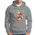 Funny Santa Claus Hoodie Pooping Down The Chimney Ugly Sweater Christmas - Wonder Print Shop