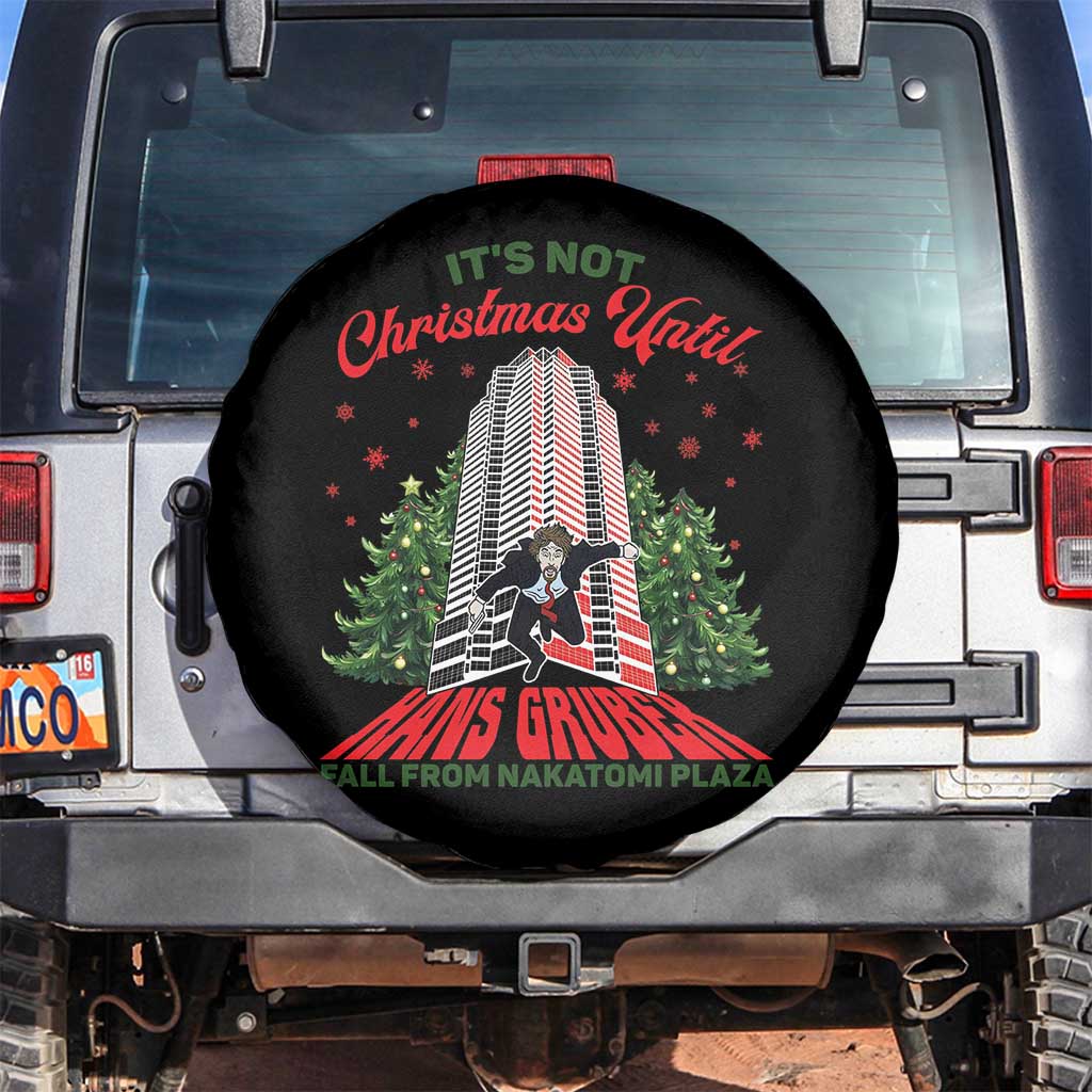Nakatomi Plaza 1988 Spare Tire Cover It's Not Christmas Until Hans Gruber Fall Xmas Party