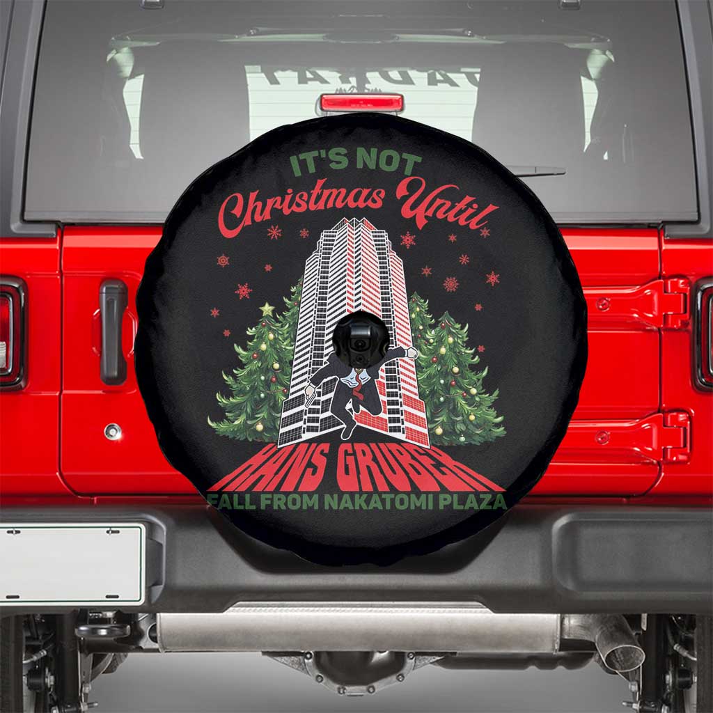 Nakatomi Plaza 1988 Spare Tire Cover It's Not Christmas Until Hans Gruber Fall Xmas Party