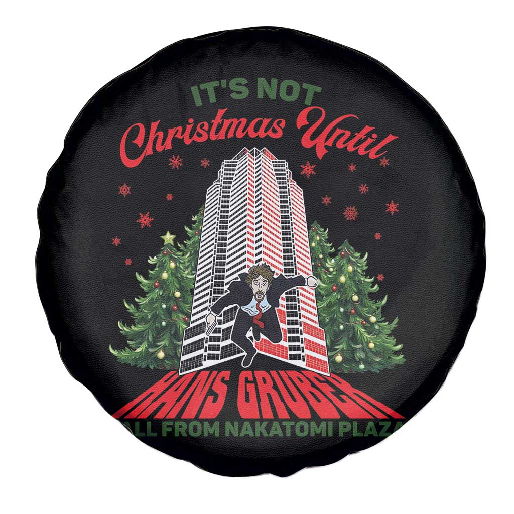 Nakatomi Plaza 1988 Spare Tire Cover It's Not Christmas Until Hans Gruber Fall Xmas Party