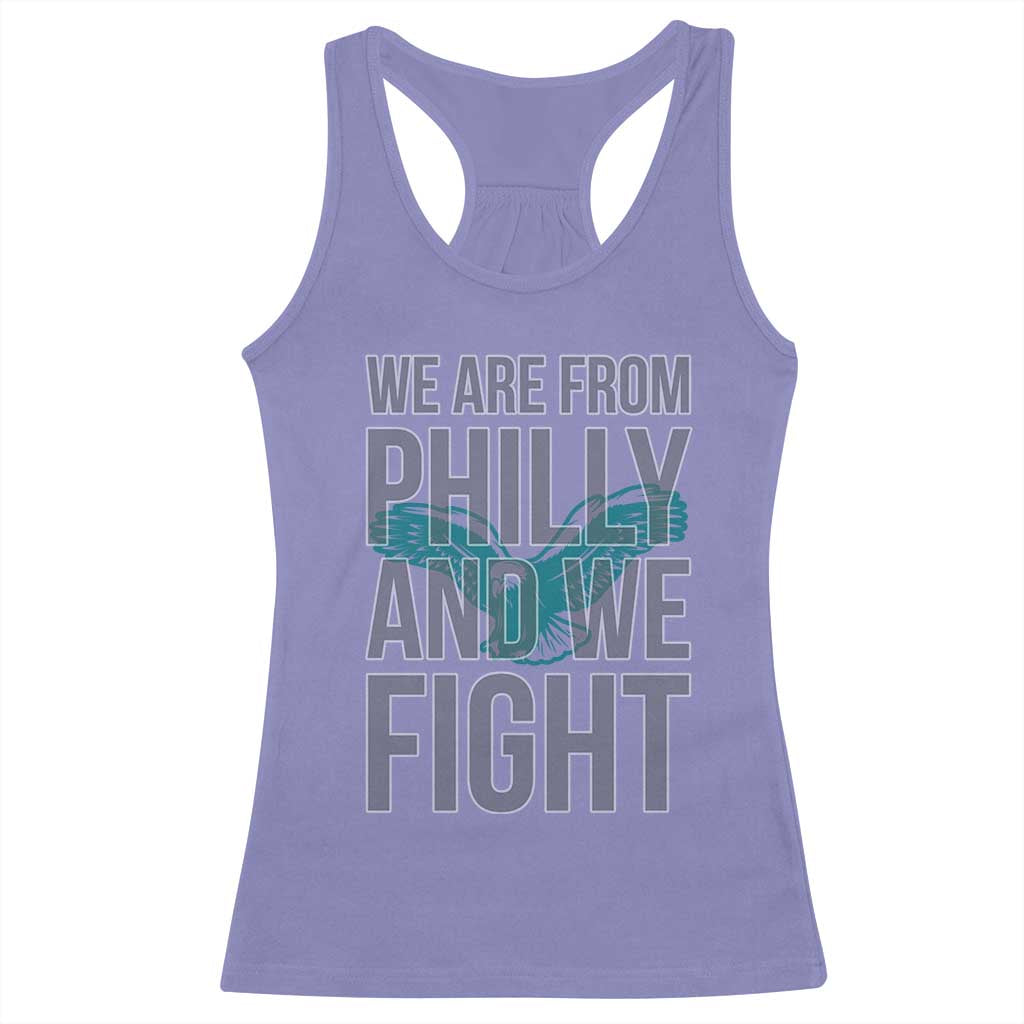 Philadelphia Spirit Racerback Tank Top We Are From Philly And We Fight