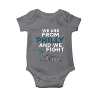 Philadelphia City Baby Onesie We Are From Philly And We Fight