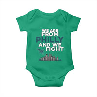 Philadelphia City Baby Onesie We Are From Philly And We Fight