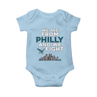 Philadelphia City Baby Onesie We Are From Philly And We Fight