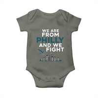 Philadelphia City Baby Onesie We Are From Philly And We Fight