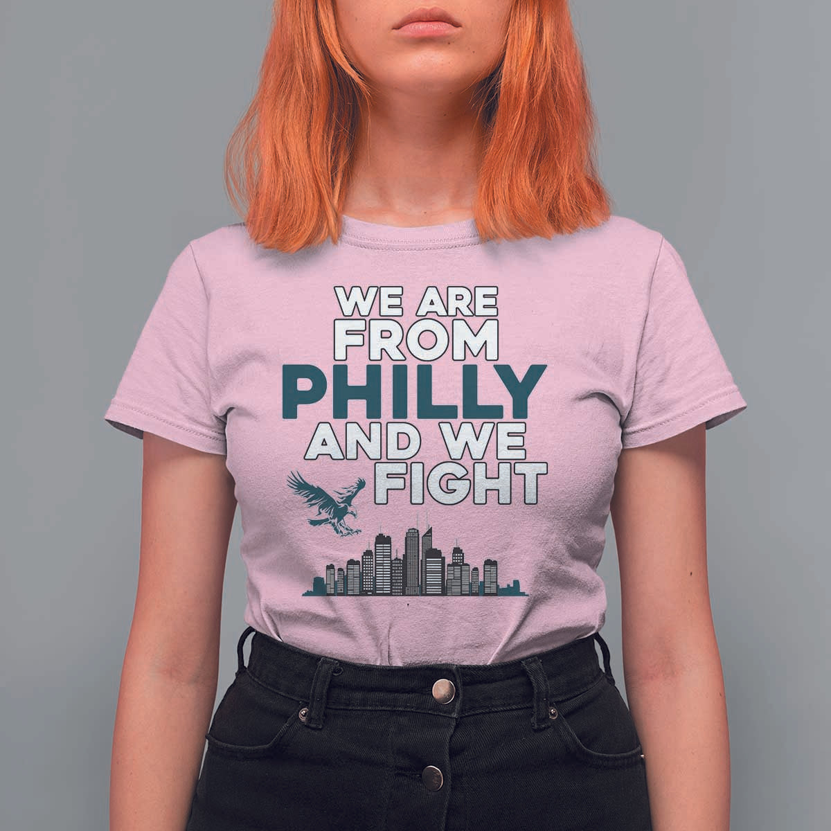Philadelphia City T Shirt For Women We Are From Philly And We Fight TS02