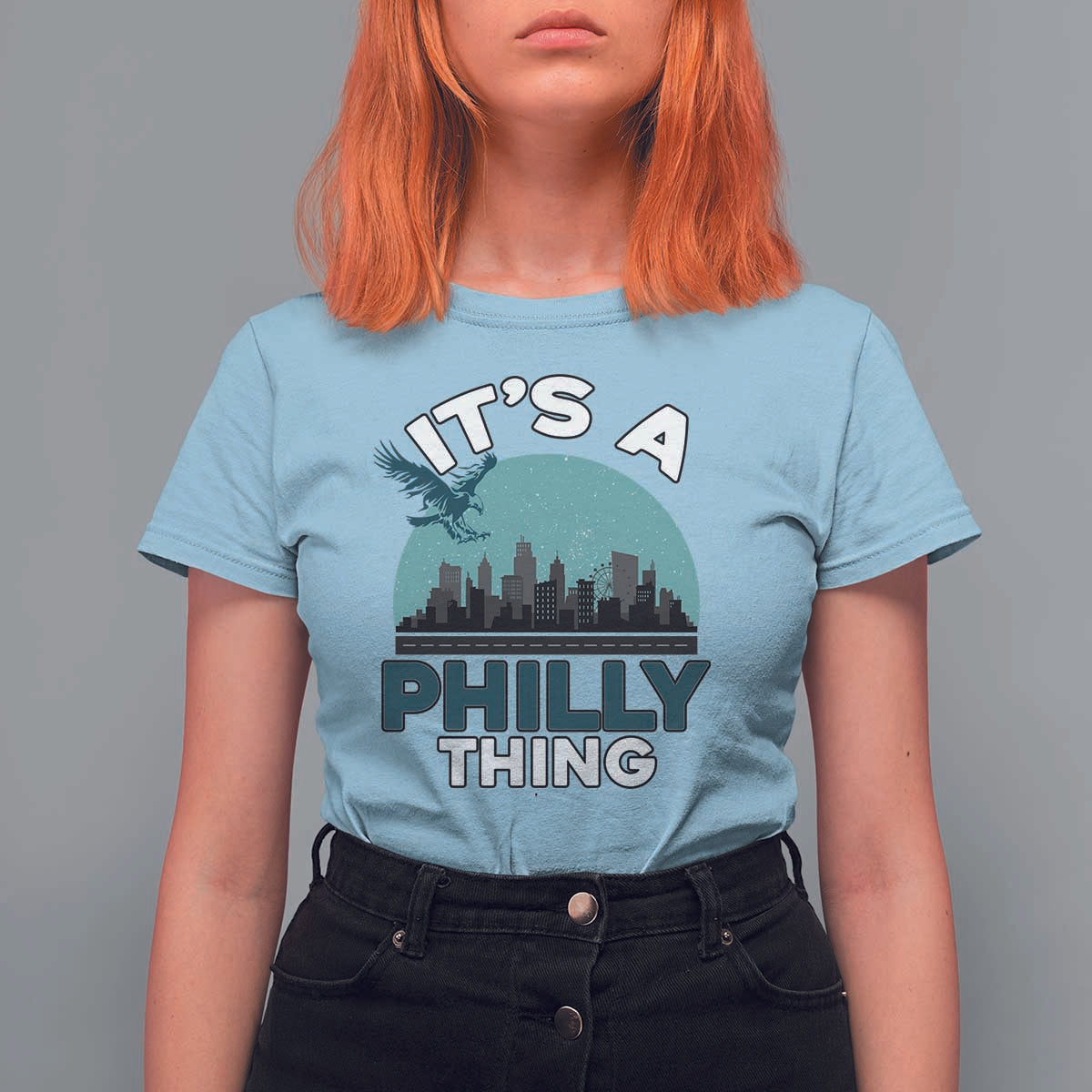 Philadelphia Spirit T Shirt For Women It's A Philly Thing TS02