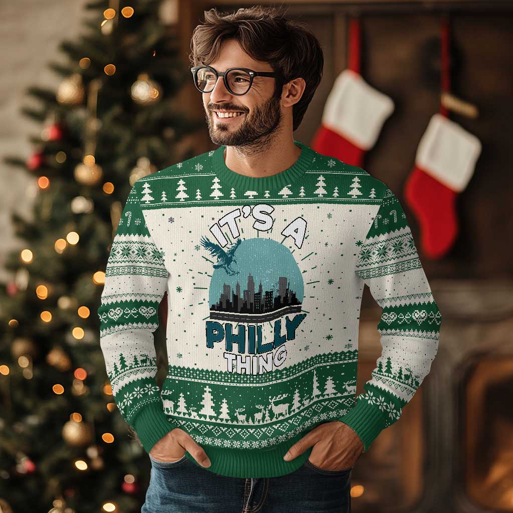 Philadelphia Spirit Knitted Sweatshirt It's A Philly Thing