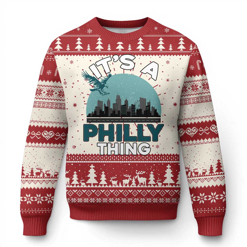 Philadelphia Spirit Knitted Sweatshirt It's A Philly Thing
