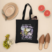 You Came To Say Hello Today I Whispered I Miss You Angels Spiritual Dragonfly Tote Bag, Nature Tote Bag, Gift for Women, Dragonfly Lover Tote Bag - Wonder Print Shop