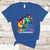Autism Giraffe Animals It's Ok To Be Different Support Autistic Autism Awareness T Shirt - Wonder Print Shop