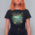 Floral Nature Inspired Botanical Bee Save The Bees Inspirational Beekeeping Environmental Awareness Go Green Go Planet T Shirt For Women - Wonder Print Shop
