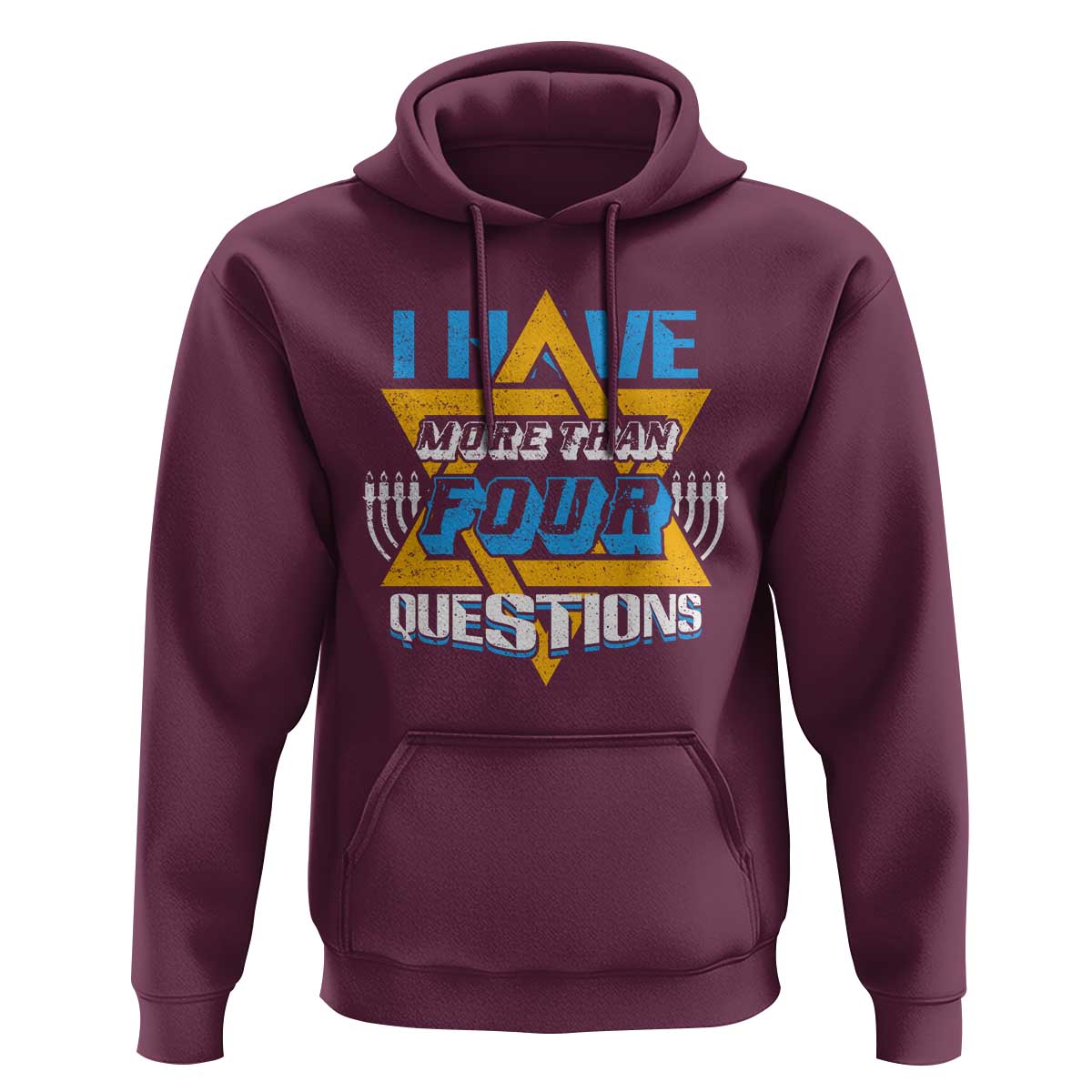 Funny Passover Hoodie Funny I Have More Than Four Questions  Passover Kids