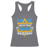 Funny Passover Racerback Tank Top Funny I Have More Than Four Questions  Passover Kids