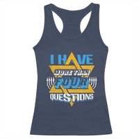 Funny Passover Racerback Tank Top Funny I Have More Than Four Questions  Passover Kids