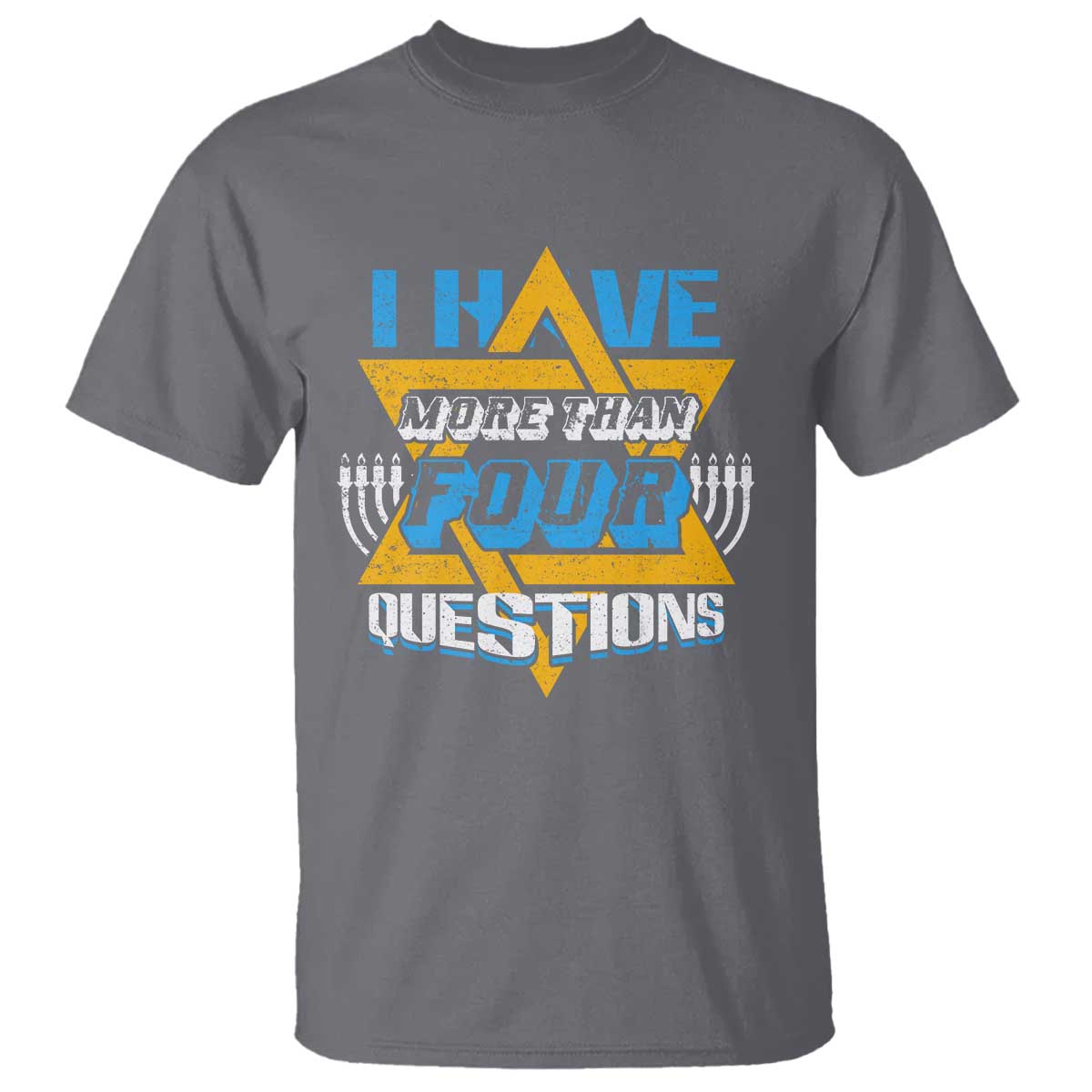 Funny Passover T Shirt Funny I Have More Than Four Questions  Passover Kids