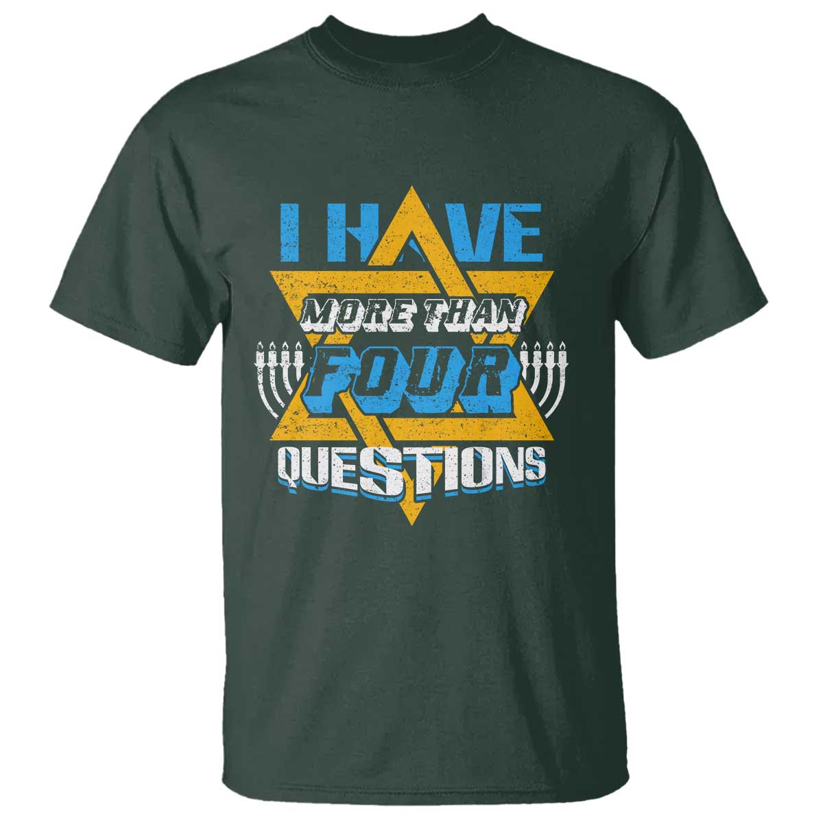 Funny Passover T Shirt Funny I Have More Than Four Questions  Passover Kids
