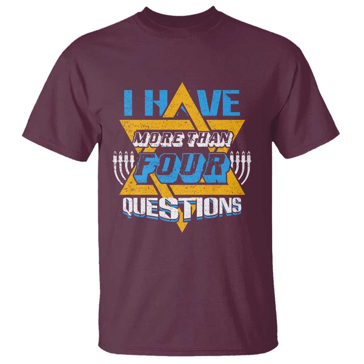 Funny Passover T Shirt Funny I Have More Than Four Questions  Passover Kids