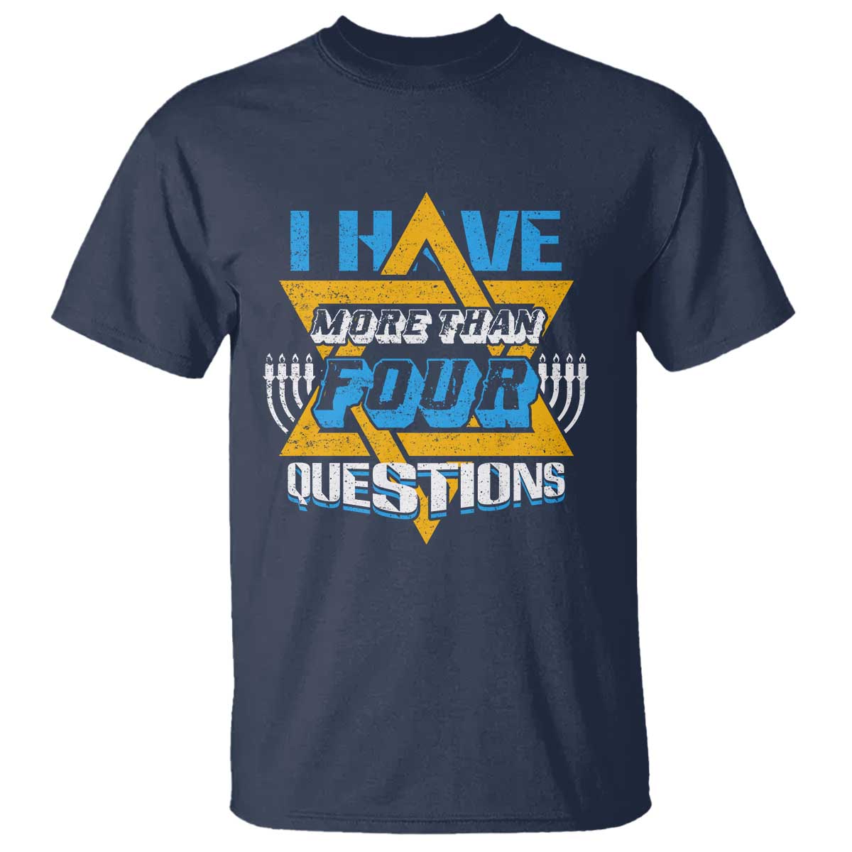 Funny Passover T Shirt Funny I Have More Than Four Questions  Passover Kids