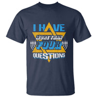 Funny Passover T Shirt Funny I Have More Than Four Questions  Passover Kids