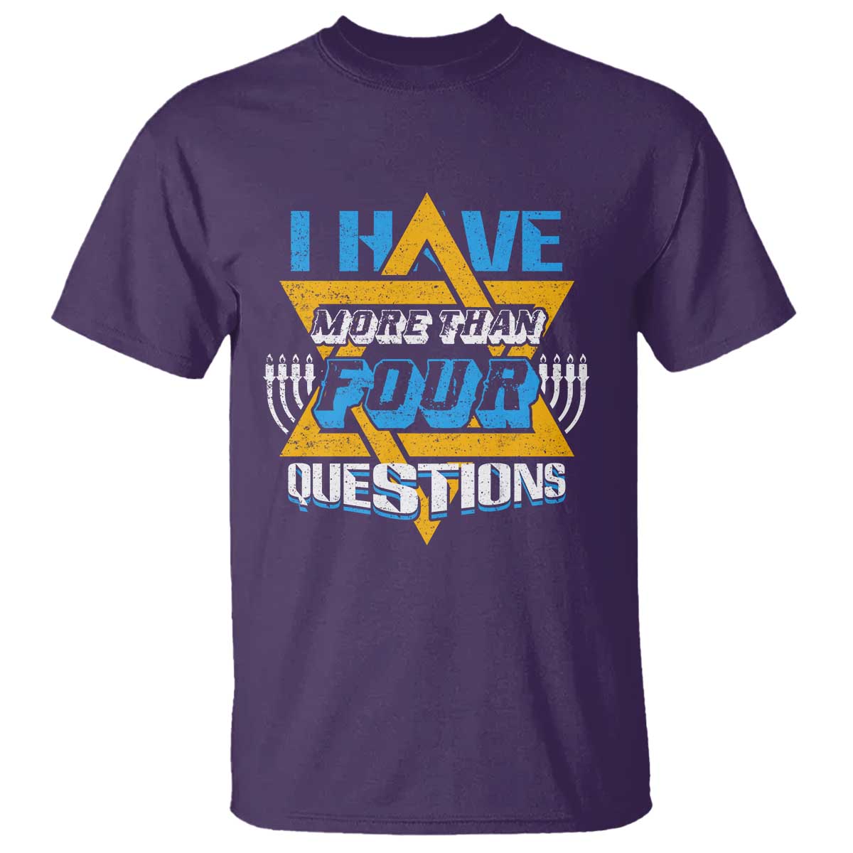 Funny Passover T Shirt Funny I Have More Than Four Questions  Passover Kids
